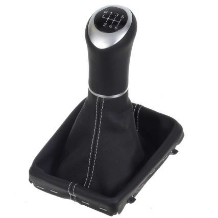 ict pomello del cambio con cuciture grigie Mazda CX5 Typ KH GE KF