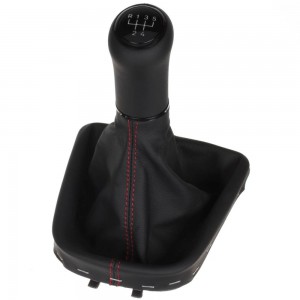 ict pomo de la palanca de cambios con costuras rojas Mitsubishi Space Star Mirage