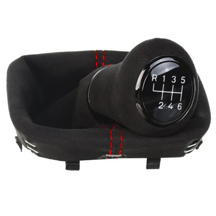 VW Golf 5 Golf 6 Eos Scirocco 3 MK5 MK6 pomello del cambio Alcantara pelle cuffia
