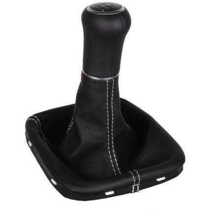 ict shift knob with grey stitching Porsche Cayenne Typ 9PA