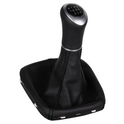 ict shift knob with red stitching Porsche Cayenne Typ 9PA