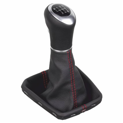 VW Bus T6.1 MAN TGE Transporter Multivan California shift gear knob boot gaiter leather mounting frame