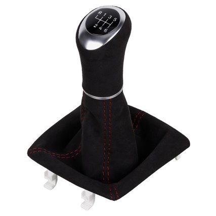 ict pomello del cambio con cuciture nere Porsche Boxster Cayman Typ 718 981 982 Spyder