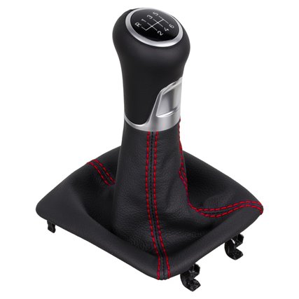 ict pomello del cambio con cuciture rosse Porsche Boxster Cayman Typ 718 981 982 Spyder