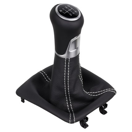 ict manopla de câmbio com costura cinza Porsche Boxster Cayman Typ 718 981 982 Spyder