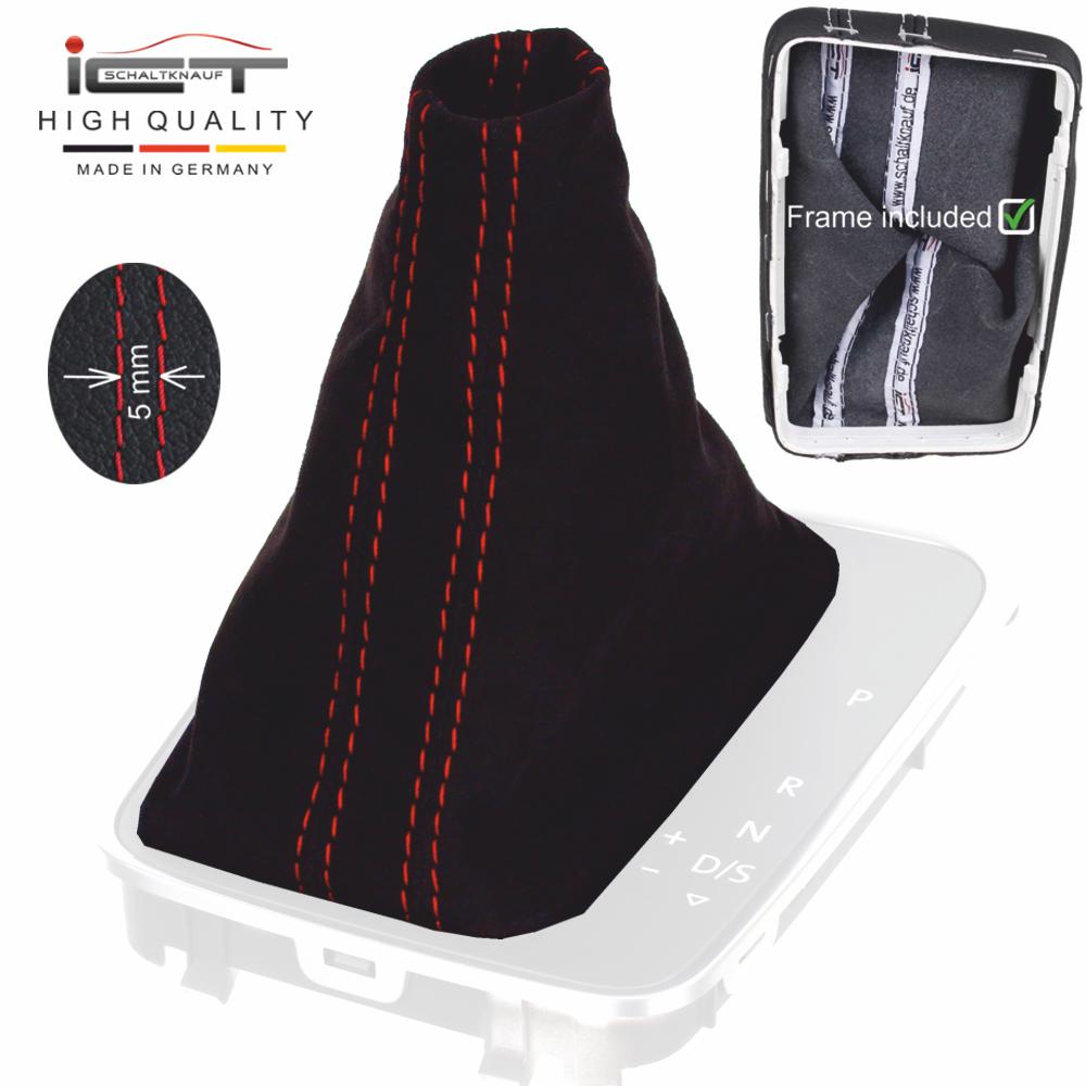 VW Golf 7 DSG Schaltsack leder schaltmanschette mit rahmen