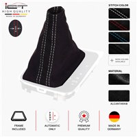 VW Golf 7 2012-2019 DSG Automatic de la palanca de cambios de cuero funda marco de montaje