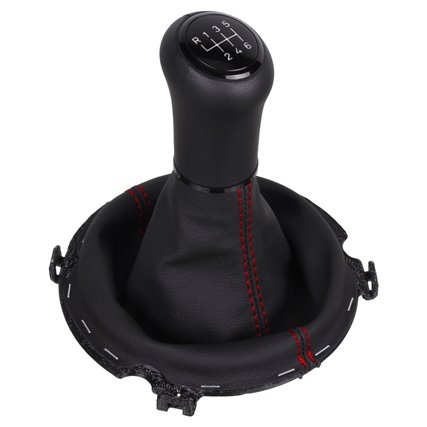 ict manopla de câmbio com costura preta Audi TT 8J 8J9 8S