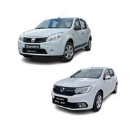 Dacia Sandero Stepway 1 BS2 B8 Logan MCV manopla de câmbio Alcantara couro coifa