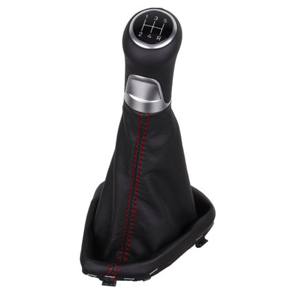 Dacia Sandero Stepway 1 BS2 B8 Logan MCV shift gear knob boot gaiter cover Alcantara leather