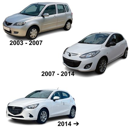 pommeau de levier Mazda Mazda 2 pommeau de levier Mazda Mazda 2