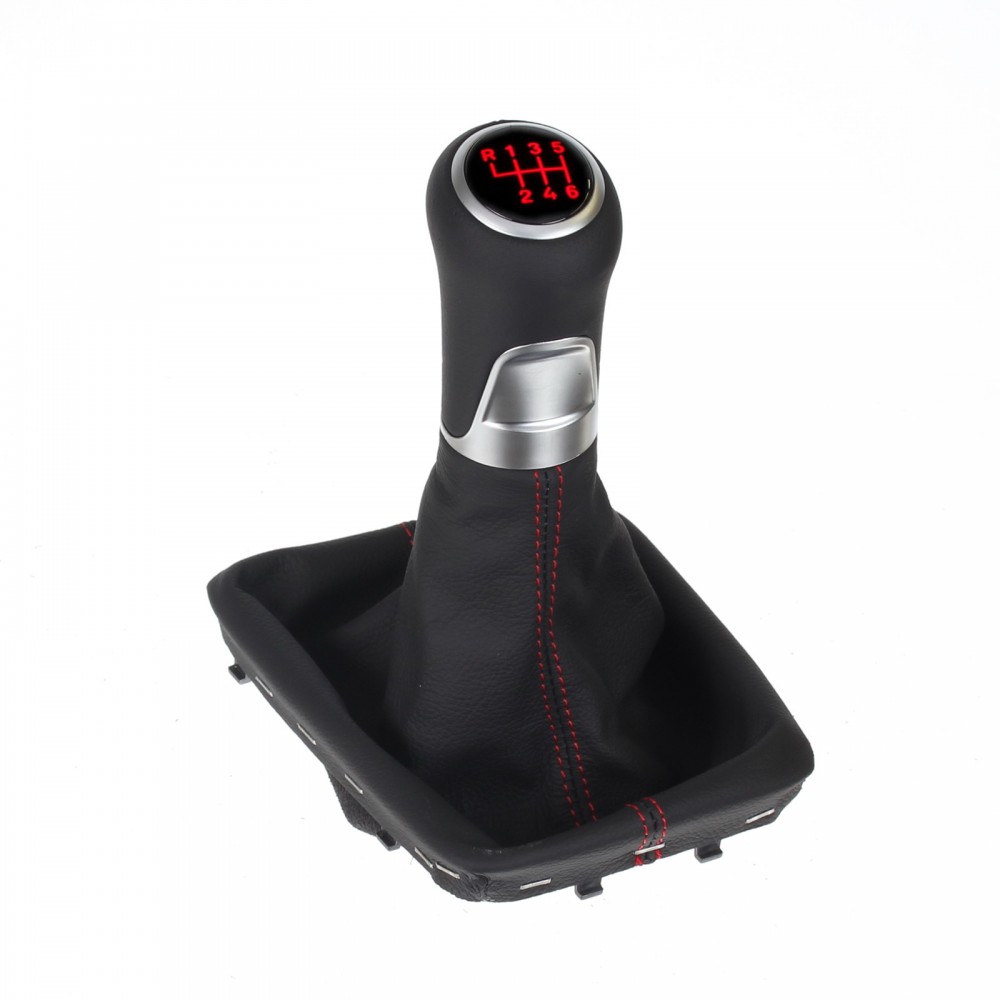  VW Schaltknauf Schaltsack Golf Golf 7 leder schaltmanschette