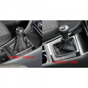 ict Schaltknauf mit graue Naht Seat Leon 3 Typ 5F