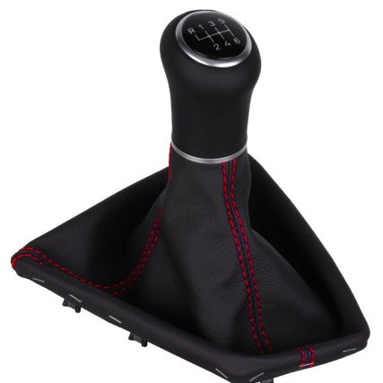 ict pomello del cambio con cuciture rosse BMW 5 Serie  F10 F11 F18
