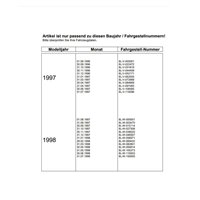  Audi Botão da engrenagem A3 Audi A3 Typ 8L 09/1996 - 07/1998