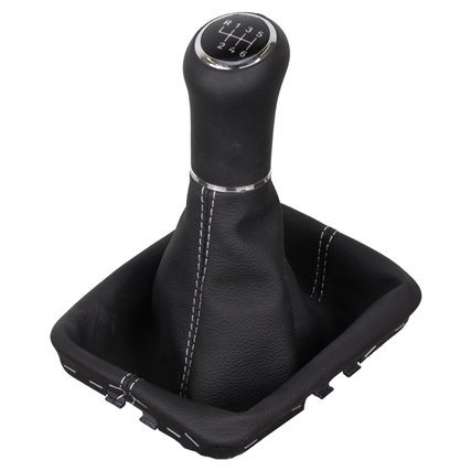 ict Schaltknauf mit graue Naht VW Touareg 7L