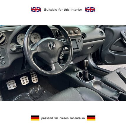 ict Schaltknauf mit rote Naht Honda Integra Acura RSX Type r s hk