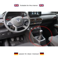 Dacia Sandero 3 DJF Logan Renault Taliant shift gear knob boot gaiter leather mounting frame