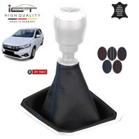 Dacia Sandero 3 DJF Logan Renault Taliant pommeau de vitesse soufflet cuir Alcantara