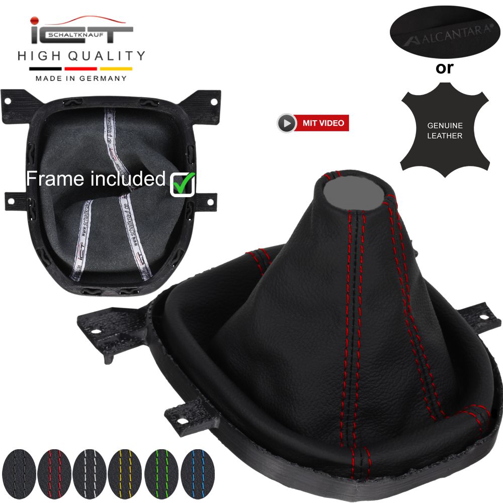 Holden Commodore HSV SS R8 SV6 Pontiac G8 GT shift gear knob boot gaiter cover Alcantara leather