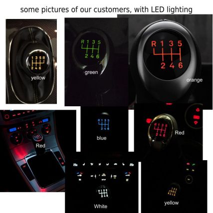 ict iluminação geral da manopla de câmbio Seat Leon 3 Typ 5F