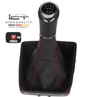 ict shift knob with red stitching Opel Vauxhall Astra H GTC TwinTop OPC