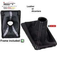 Para Porsche Macan Typ 95B (2014–2018) Pomo de cambio com coifa couro Alcantara PDK