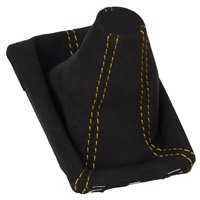 Porsche Macan Typ 95B Gear shift gaiter,  Alcantara seam yellow