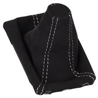 Porsche Macan Typ 95B Polaina de mudança de velocidades, costura Alcantara prateada