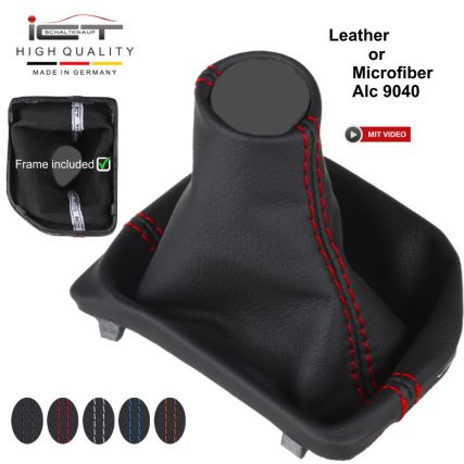 VW T6 Otobüs vites körüğü Alcantara® deri otomatik VW T6 Otobüs vites körüğü Alcantara® deri otomatik