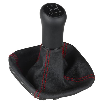Ford Transit MK7 (2006-2014) pomo de la palanca de cambios de cuero funda marco de montaje