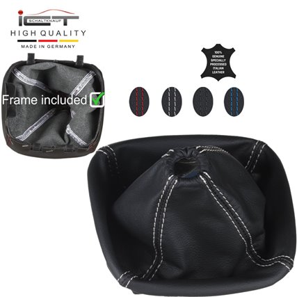 Ford Transit MK7 (2006–2014) shift gear knob boot gaiter leather mounting frame