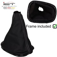 Mercedes C-Classe W203 (2000-2004) manopla de câmbio de couro coifa com moldura de montagem