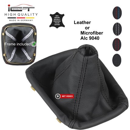 BMW E32 E34 1986 – 1996 manopla de câmbio Alcantara couro coifa