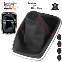 VW Golf 4 1J MK4 GTI Jetta 4 Bora R32 (1997-2005) pommeau de vitesse soufflet cuir Alcantara