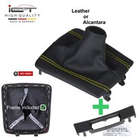 Porsche PDK GT3 Style Boxster Cayman Spyder 718 911 991 981 982 shift gear knob boot gaiter cover Alcantara leather