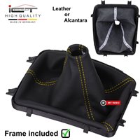 Pontiac GTO Holden Commodore VY VZ SS SV6 (2004-2006) pommeau de vitesse soufflet cuir Alcantara