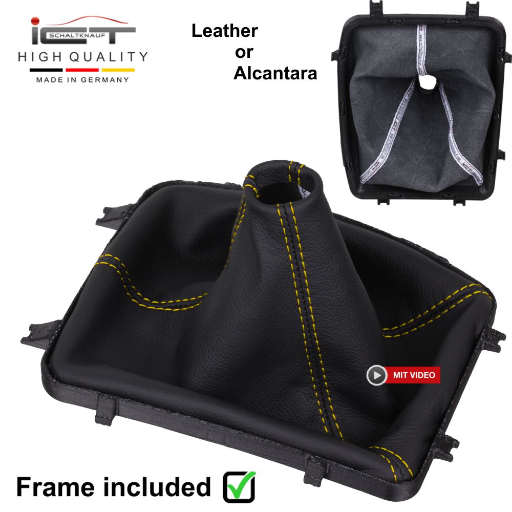 Pontiac GTO Holden Commodore VY VZ SS SV6 (2004-2006) manopla de câmbio Alcantara couro coifa