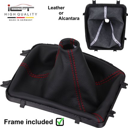 Pontiac GTO Holden Commodore VY VZ SS SV6 (2004-2006) shift gear knob boot gaiter leather mounting frame