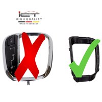 ict manopla de câmbio com costura cinza Mercedes C-Class Automatik W203 CLK C209 S203 CL203 (2002-2011)