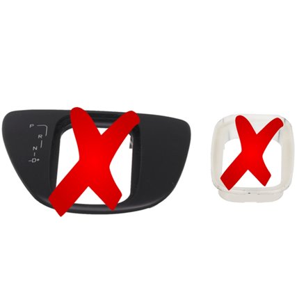 Mercedes V-Class Automatik W639 Vito / Viano (2003-2014) vista inferior de la funda de la palanca de cambios con cable