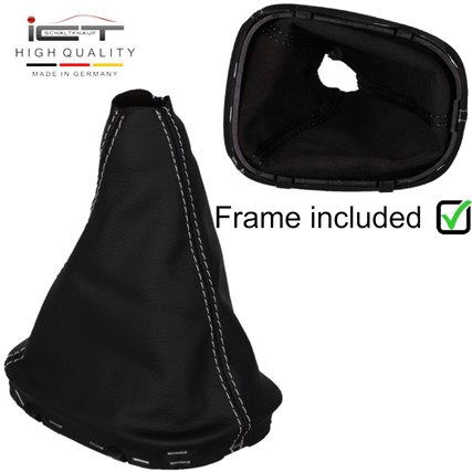 Mercedes C-Class W203 W209 CLK Cabrio Sportcoupe CL203 ( 2000 - 2005) pomello del cambio pelle e cuffia con telaio di montaggio