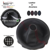 VW Bus T5 (2003–2015) Transporter Caravelle Multivan California shift gear knob boot gaiter cover Alcantara leather