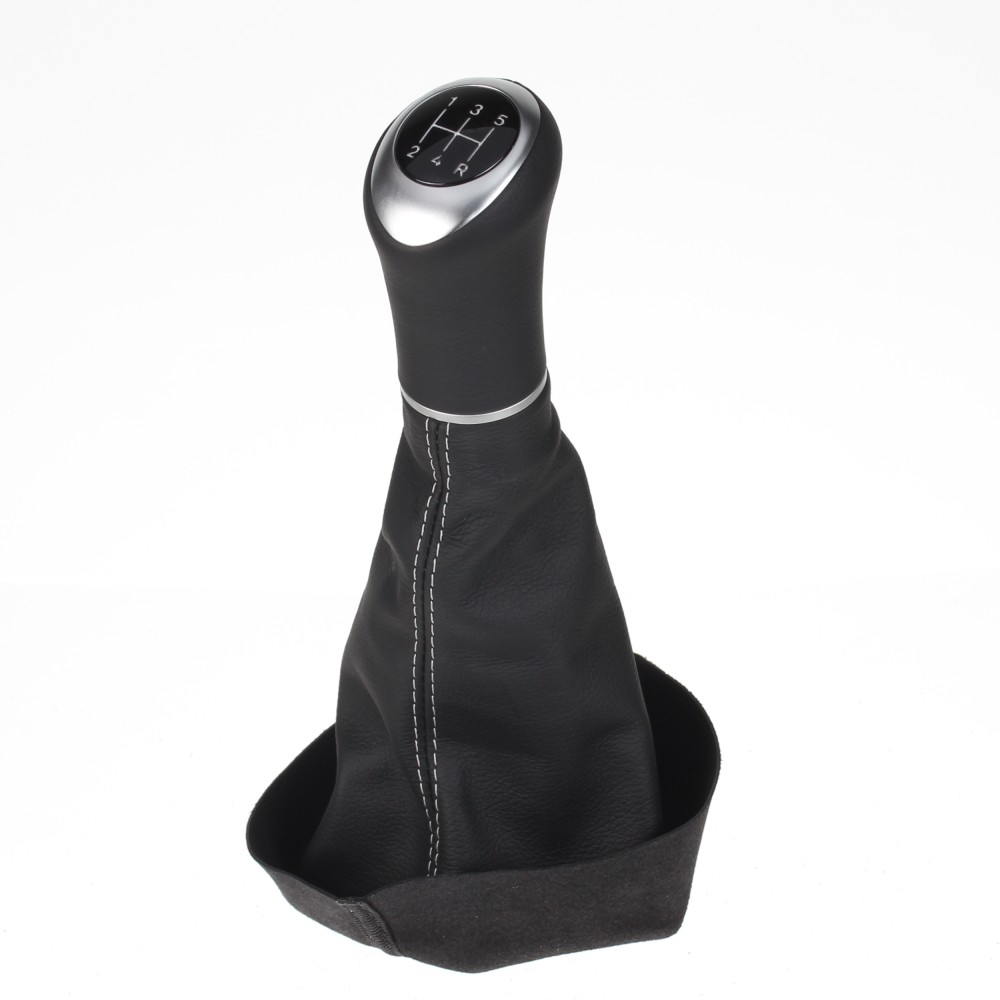 Pommeau Levier Vitesse Pour R&enault Pour Clio 3 III 2005-2012 Pommeau Levier Vitesse Manuel Soufflet En Cuir Couvercle Soufflet Poignée Levier Vitesse Bâton Soufflet Coffre Accessoires Voiture(Beige