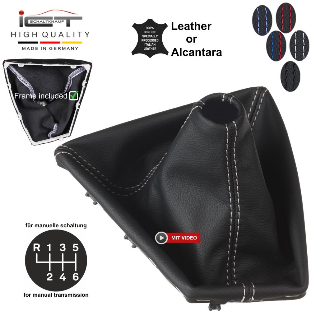 BMW 1 Serisi 2 Serisi F20 F21 F22 F23 (2010-2019) Alcantara deri vites topuzu ve körük