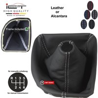 BMW Série 5 E60 E61 Touring Facelift (2003-2010) manopla de câmbio Alcantara couro coifa