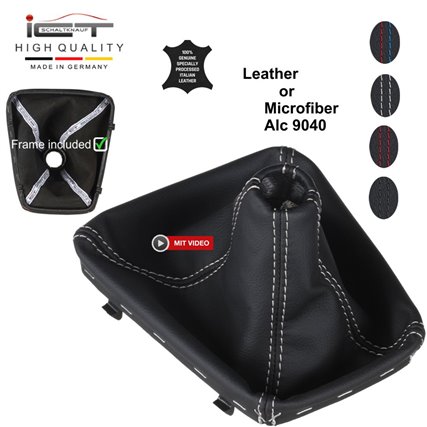 BMW Série 3 E36 Compact (1993 – 2000)) pommeau de vitesse soufflet cuir Alcantara BMW Série 3 E36 Compact (1993 – 2000)) pommeau de vitesse soufflet cuir Alcantara