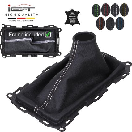 Ford Mustang 5 V Shelby, GT500, V6, GT, GT/H, Premium, BOSS (2005 - 2014) pommeau de vitesse soufflet cuir Alcantara