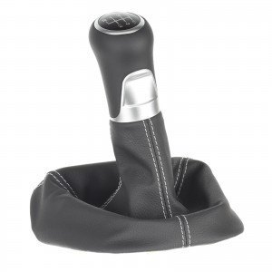 ict Schaltknauf mit graue Naht Porsche Boxster Typ 987