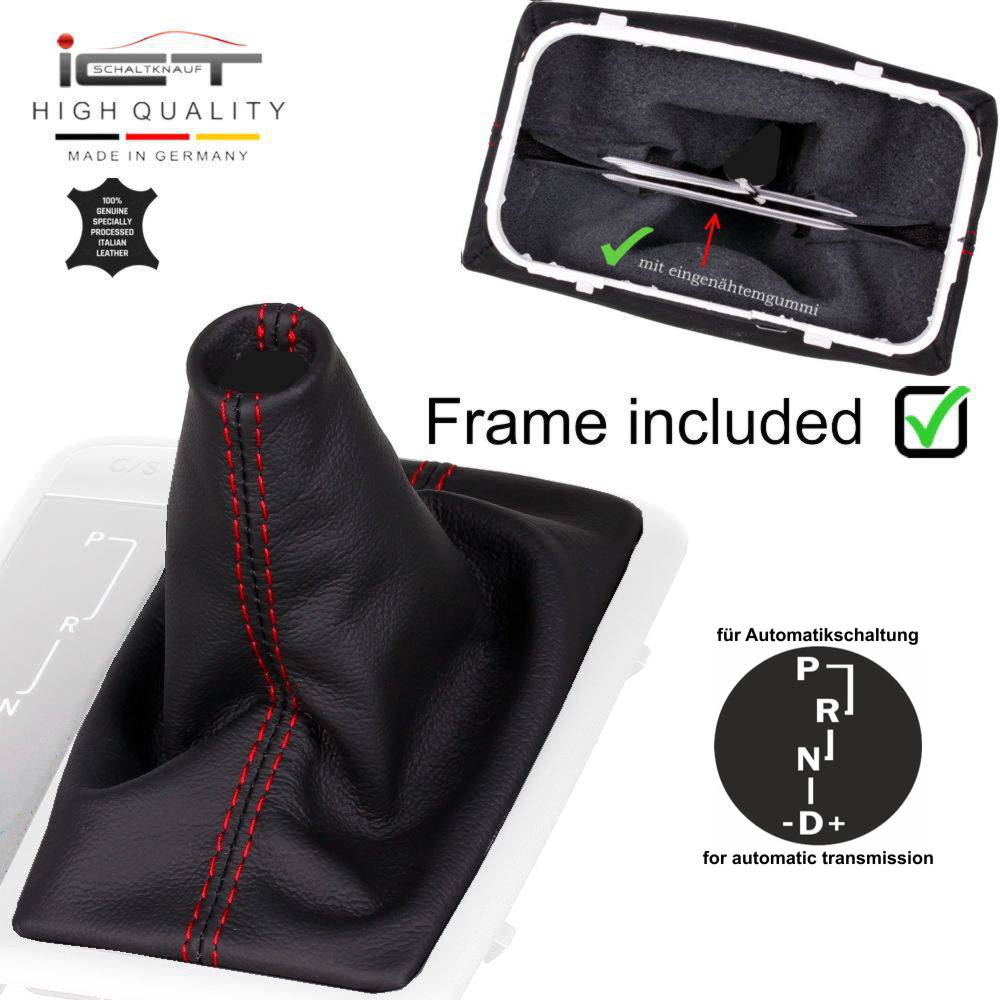 Mercedes Benz  SLK R171 (03/2004 - 03/2011) Automatic pomo de la palanca de cambios Alcantara cuero funda